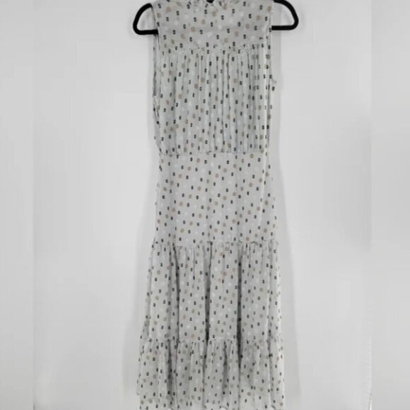 Current air LA dress Size S mint dotted ruffled sleeveless maxi - Picture 4 of 7